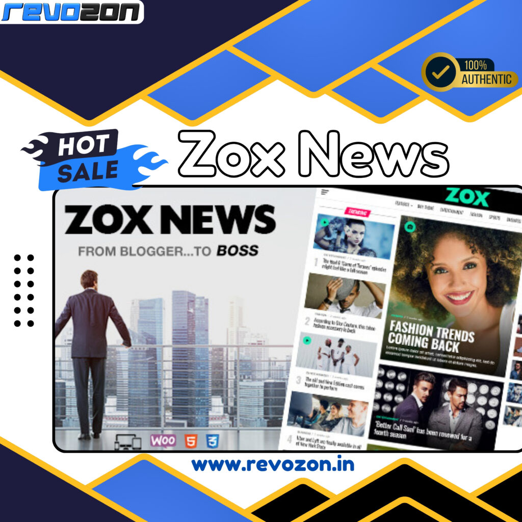 zox news, wordpress theme, revozon.in