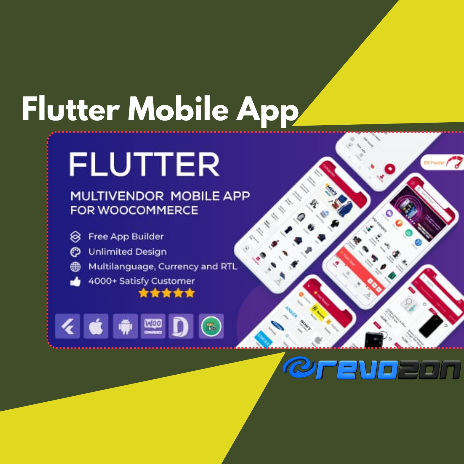 Flutter Multivendor Mobile app for WooCommerce